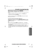 Предварительный просмотр 53 страницы Panasonic KX-TG2355 Operating Instructions Manual