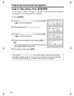 Предварительный просмотр 22 страницы Panasonic KX-TG2355S Operating Instructions Manual