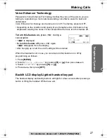 Предварительный просмотр 27 страницы Panasonic KX-TG2355S Operating Instructions Manual