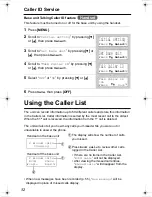 Предварительный просмотр 32 страницы Panasonic KX-TG2355S Operating Instructions Manual