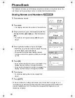 Предварительный просмотр 38 страницы Panasonic KX-TG2355S Operating Instructions Manual