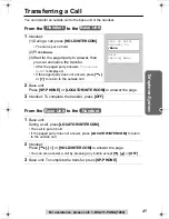 Предварительный просмотр 45 страницы Panasonic KX-TG2355S Operating Instructions Manual