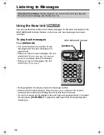 Предварительный просмотр 54 страницы Panasonic KX-TG2355S Operating Instructions Manual