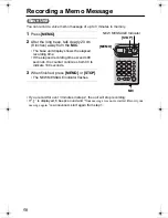 Предварительный просмотр 58 страницы Panasonic KX-TG2355S Operating Instructions Manual