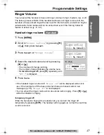 Предварительный просмотр 17 страницы Panasonic KX-TG2356 Operating Instructions Manual