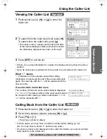 Предварительный просмотр 33 страницы Panasonic KX-TG2356 Operating Instructions Manual