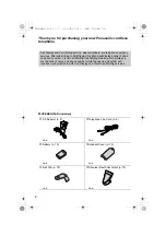 Предварительный просмотр 2 страницы Panasonic KX-TG2356C Operating Instructions Manual