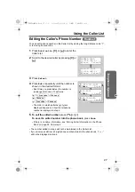 Предварительный просмотр 37 страницы Panasonic KX-TG2356C Operating Instructions Manual