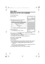 Предварительный просмотр 42 страницы Panasonic KX-TG2356C Operating Instructions Manual