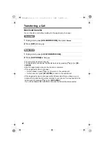 Предварительный просмотр 48 страницы Panasonic KX-TG2356C Operating Instructions Manual