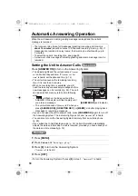 Предварительный просмотр 58 страницы Panasonic KX-TG2356C Operating Instructions Manual