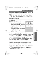 Предварительный просмотр 61 страницы Panasonic KX-TG2356C Operating Instructions Manual