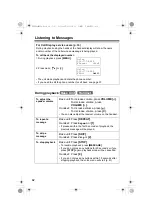 Предварительный просмотр 62 страницы Panasonic KX-TG2356C Operating Instructions Manual