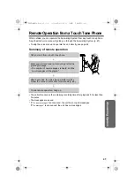 Предварительный просмотр 65 страницы Panasonic KX-TG2356C Operating Instructions Manual