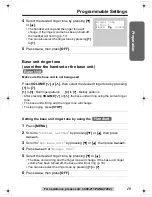 Предварительный просмотр 19 страницы Panasonic KX-TG2357 Operating Instructions Manual