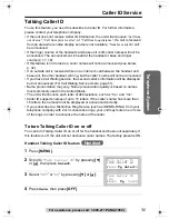 Предварительный просмотр 31 страницы Panasonic KX-TG2357 Operating Instructions Manual