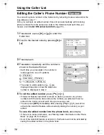 Предварительный просмотр 34 страницы Panasonic KX-TG2357 Operating Instructions Manual