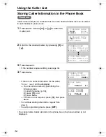 Предварительный просмотр 36 страницы Panasonic KX-TG2357 Operating Instructions Manual