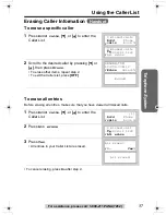 Предварительный просмотр 37 страницы Panasonic KX-TG2357 Operating Instructions Manual