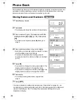 Предварительный просмотр 38 страницы Panasonic KX-TG2357 Operating Instructions Manual