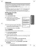 Предварительный просмотр 45 страницы Panasonic KX-TG2357 Operating Instructions Manual