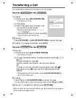 Предварительный просмотр 48 страницы Panasonic KX-TG2357 Operating Instructions Manual