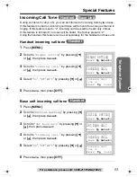 Предварительный просмотр 53 страницы Panasonic KX-TG2357 Operating Instructions Manual