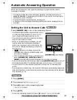 Предварительный просмотр 55 страницы Panasonic KX-TG2357 Operating Instructions Manual