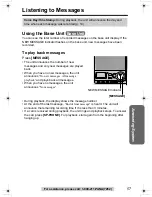 Предварительный просмотр 57 страницы Panasonic KX-TG2357 Operating Instructions Manual