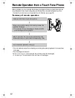 Предварительный просмотр 62 страницы Panasonic KX-TG2357 Operating Instructions Manual