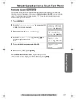 Предварительный просмотр 63 страницы Panasonic KX-TG2357 Operating Instructions Manual