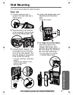 Предварительный просмотр 67 страницы Panasonic KX-TG2357 Operating Instructions Manual