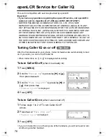 Предварительный просмотр 78 страницы Panasonic KX-TG2357 Operating Instructions Manual