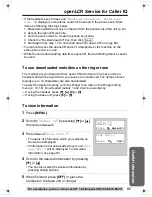 Предварительный просмотр 81 страницы Panasonic KX-TG2357 Operating Instructions Manual