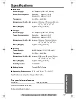 Предварительный просмотр 91 страницы Panasonic KX-TG2357 Operating Instructions Manual