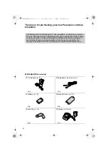 Предварительный просмотр 2 страницы Panasonic KX-TG2357C Operating Instructions Manual