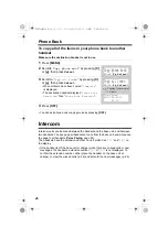 Предварительный просмотр 46 страницы Panasonic KX-TG2357C Operating Instructions Manual