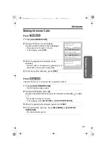 Предварительный просмотр 47 страницы Panasonic KX-TG2357C Operating Instructions Manual