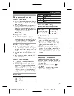 Preview for 11 page of Panasonic KX-TG235CSK Operating Instructions Manual