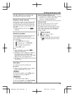 Предварительный просмотр 19 страницы Panasonic KX-TG235CSK Operating Instructions Manual