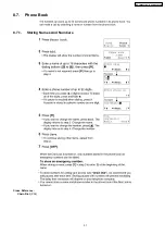 Предварительный просмотр 31 страницы Panasonic KX-TG2360JX Service Manual