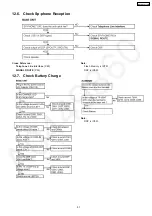 Предварительный просмотр 51 страницы Panasonic KX-TG2361JXB Service Manual