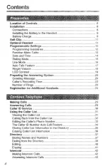 Preview for 4 page of Panasonic KX-TG2382B - 2.4GHz Phone System Operating Instructions Manual