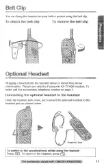 Preview for 11 page of Panasonic KX-TG2382B - 2.4GHz Phone System Operating Instructions Manual