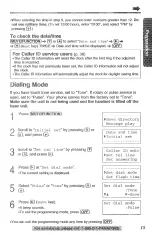 Preview for 15 page of Panasonic KX-TG2382B - 2.4GHz Phone System Operating Instructions Manual