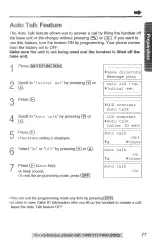 Preview for 17 page of Panasonic KX-TG2382B - 2.4GHz Phone System Operating Instructions Manual