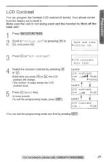 Preview for 19 page of Panasonic KX-TG2382B - 2.4GHz Phone System Operating Instructions Manual