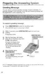 Preview for 20 page of Panasonic KX-TG2382B - 2.4GHz Phone System Operating Instructions Manual