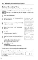 Preview for 22 page of Panasonic KX-TG2382B - 2.4GHz Phone System Operating Instructions Manual