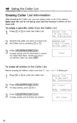 Preview for 36 page of Panasonic KX-TG2382B - 2.4GHz Phone System Operating Instructions Manual